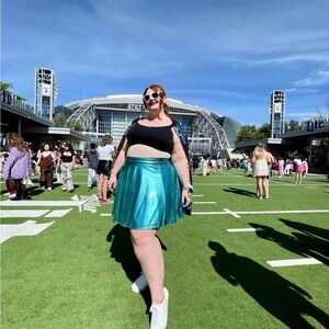 Taylor Swift 1989 style metallic skater skirt
